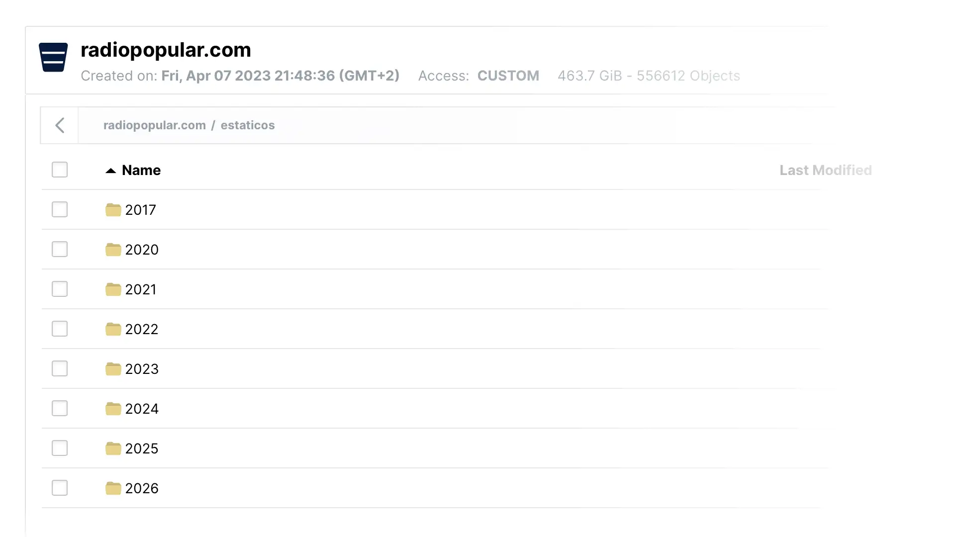 Almacenamiento profesional